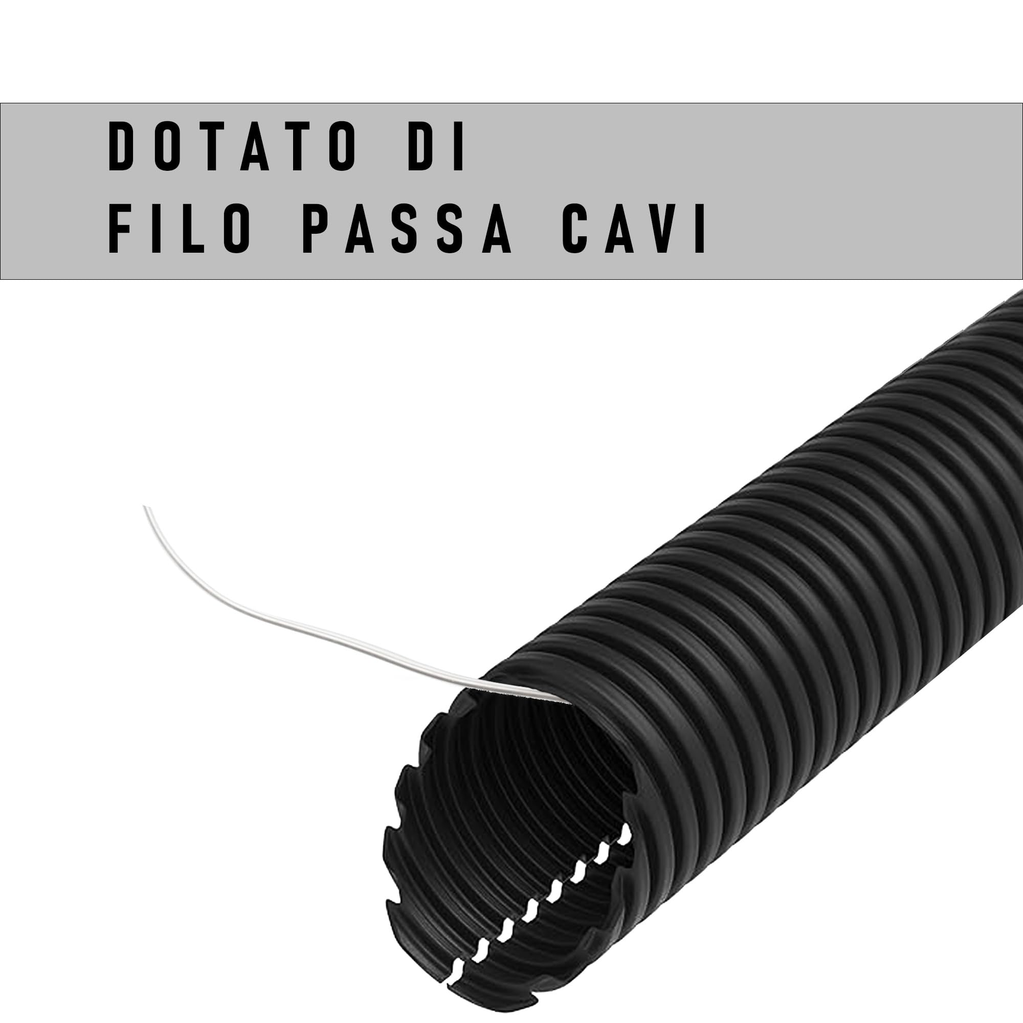 Tubo corrugato cavidotto in matassa